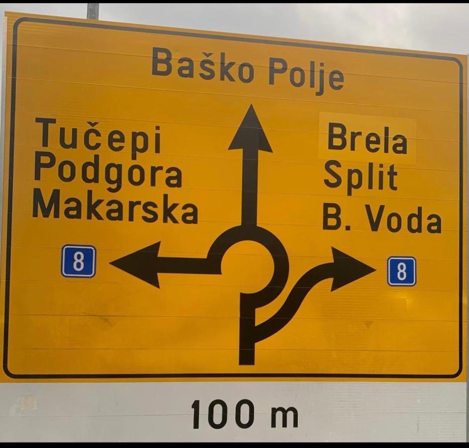 Oaza Mira 2 Mobile House - Camp Basko Polje Hotell Baška Voda Exteriör bild